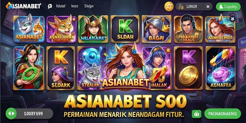 Tampilan gameplay ASIANABET dengan fitur slot yang menarik.