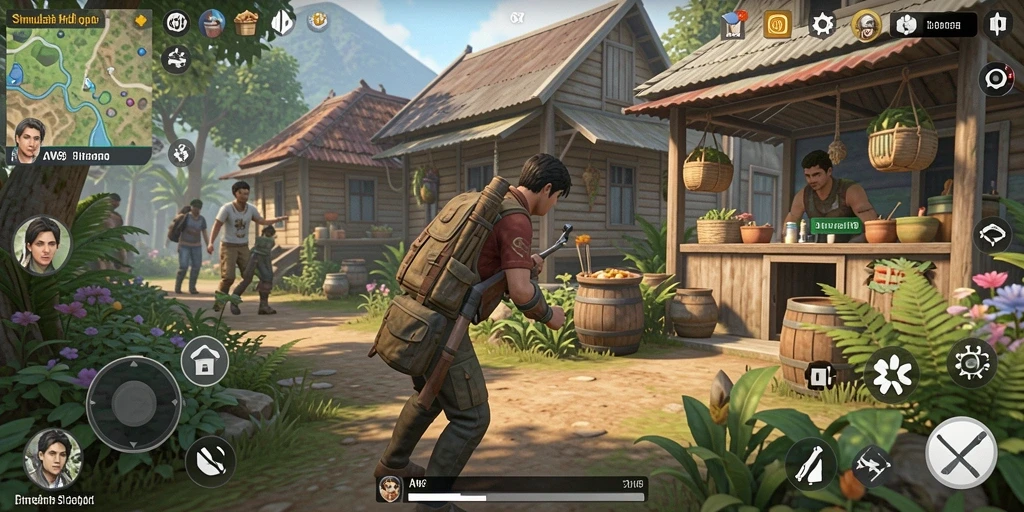 Tampilan gameplay <strong>AW8</strong> yang menakjubkan dalam simulasi kehidupan.