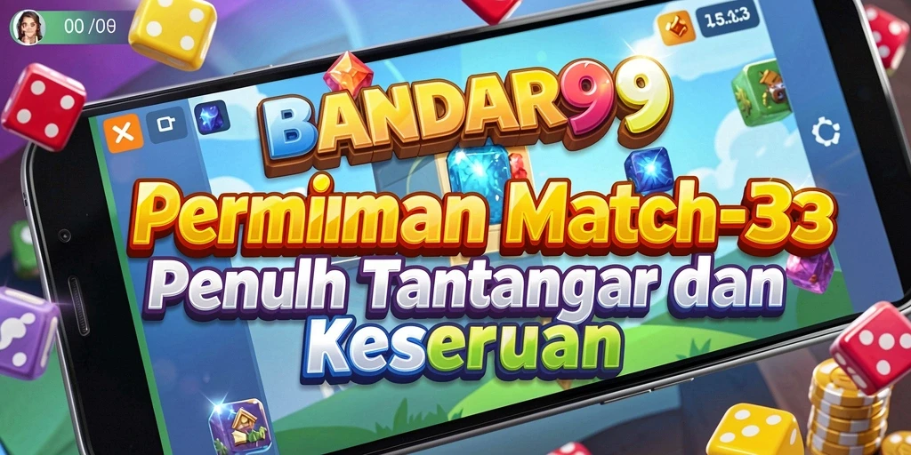 Tampilan gameplay seru dari BANDAR99 yang menghadirkan tanpa batas tantangan Match-3.