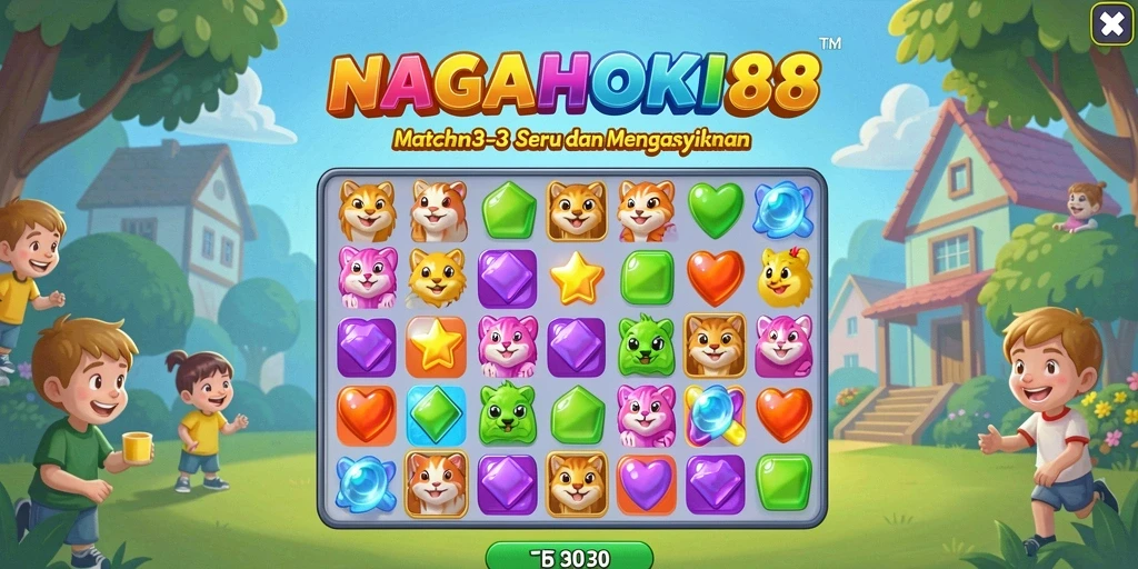 Gameplay seru NAGAHOKI88 di setiap levelnya.