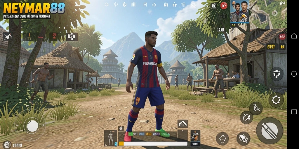 Tampilan gameplay <strong>NEYMAR88</strong> yang menakjubkan dan interaktif di dunia terbuka.