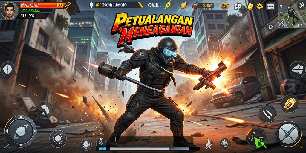 Tampilan seru dari aksi pertempuran di OKJK.