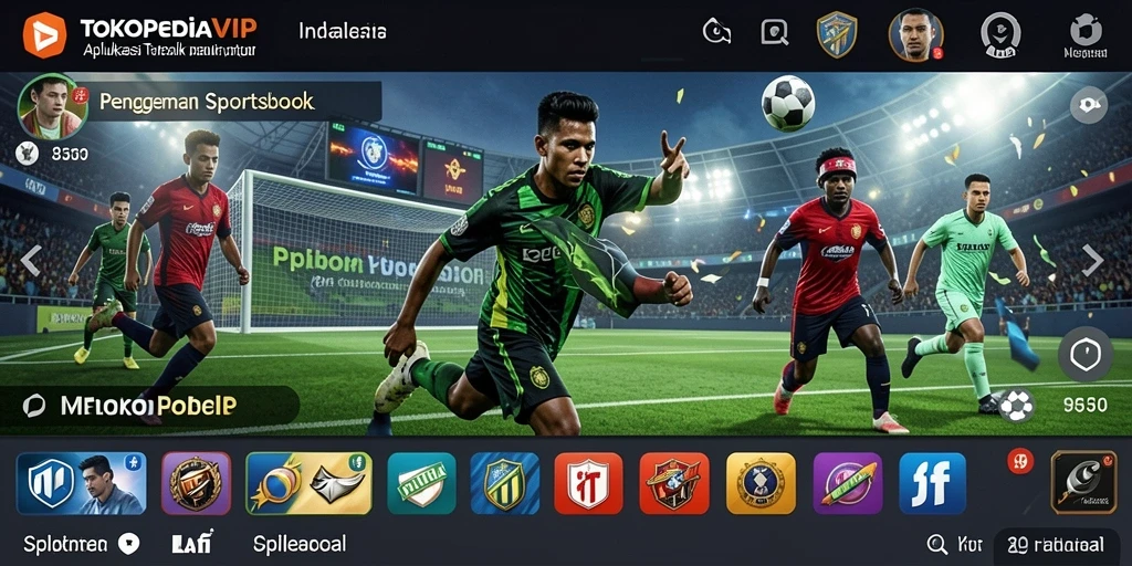 Screenshot gameplay TOKOPEDIAVIP menampilkan pengalaman taruhan olahraga yang menarik.